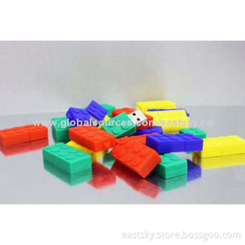 Customized thumb drive, made of soft PVC material, OEM orders welcome